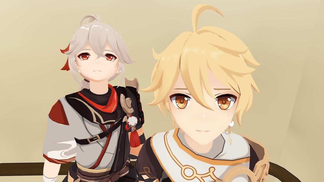 【MMD Genshin Impact 】Elevator Trouble - Kazuha & Aether