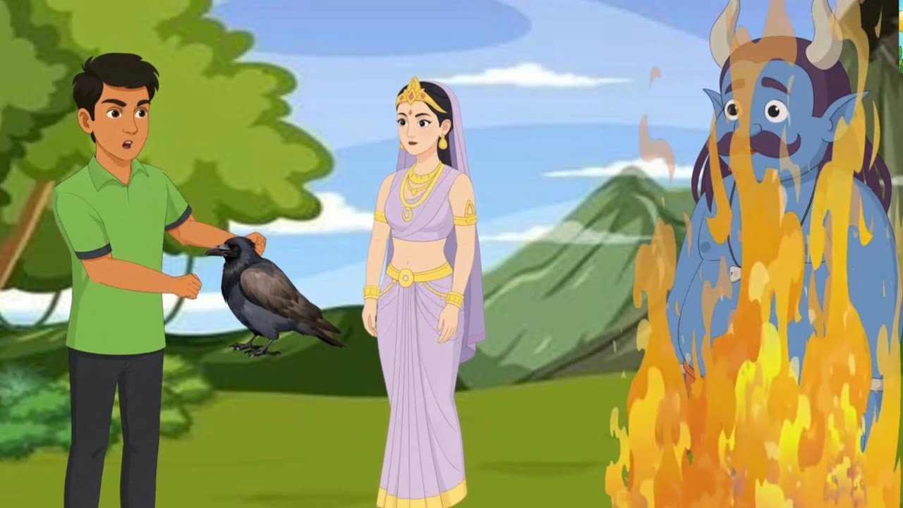 রাক্ষসের প্রান ভোমরা কাকের মাঝে।Moral Cartoon Story.Bangla Cartoon Video Rana.Cartoon Video 