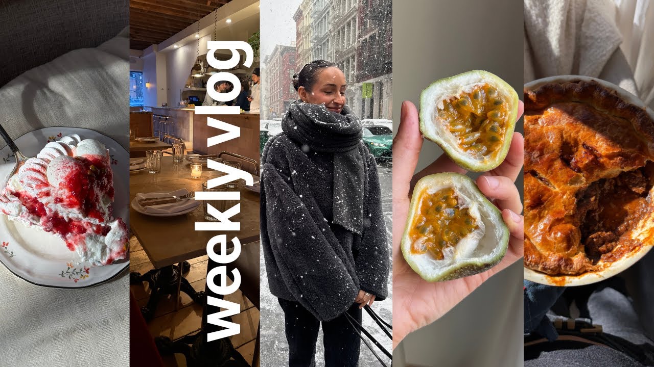 Weekly vlog: Double layer pavlova, beef pot pie & more recipe testing updates