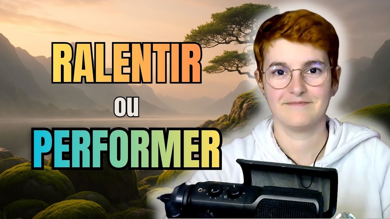 Pourquoi tu t'épuises entre ralentir et performer (et comment en sortir)