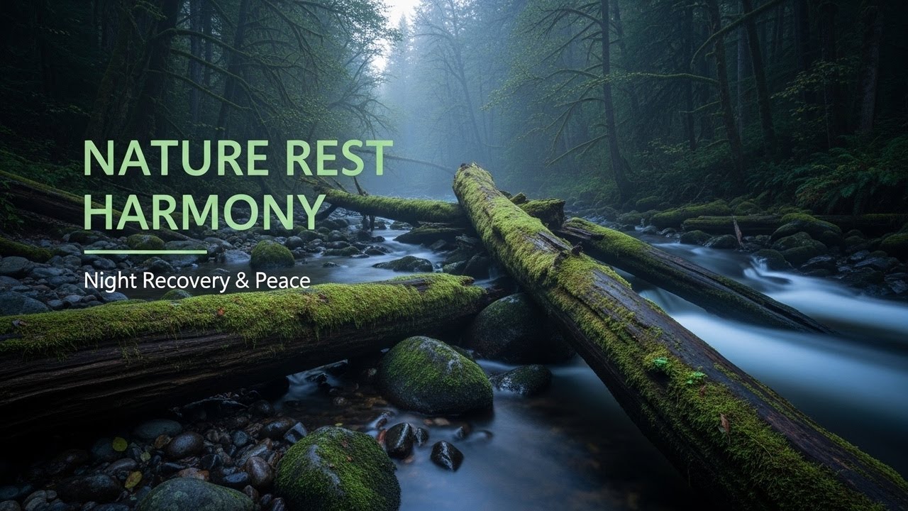 Gentle Forest Ambience with Gentle Water Flow for Sleep Meditation Stress Relief and Calm Focus