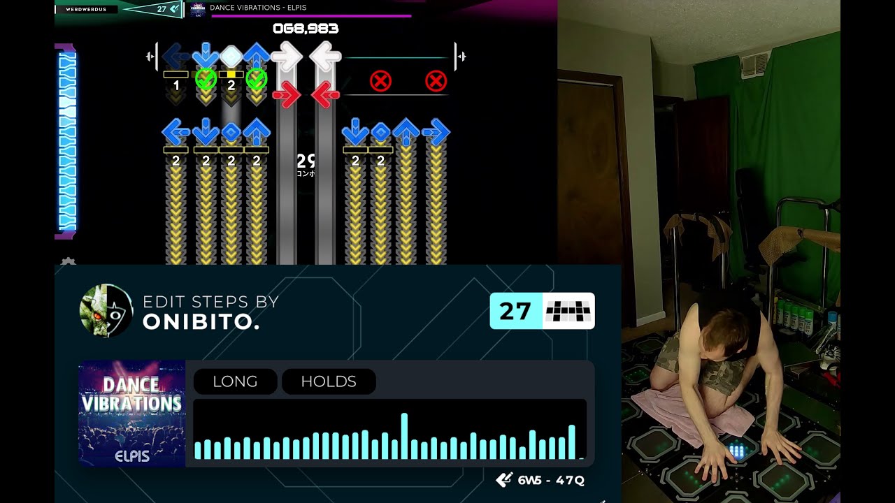 StepManiaX - Dance Vibrations, edit 27 (Onibito. 6W5-47Q) - 70595 - werdwerdus