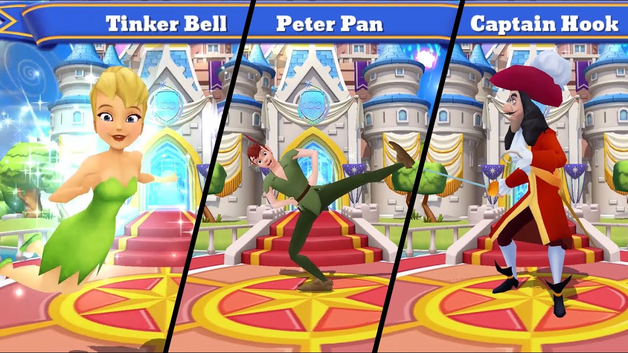 (OLD VERSION) Welcome Screens PETER PAN CHARACTERS | Disney Magic Kingdoms