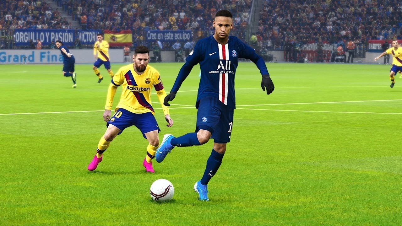 MINHA PRIMEIRA PARTIDA NO PES 2020 !!!! ( Melhor que o FIFA 20 ? )