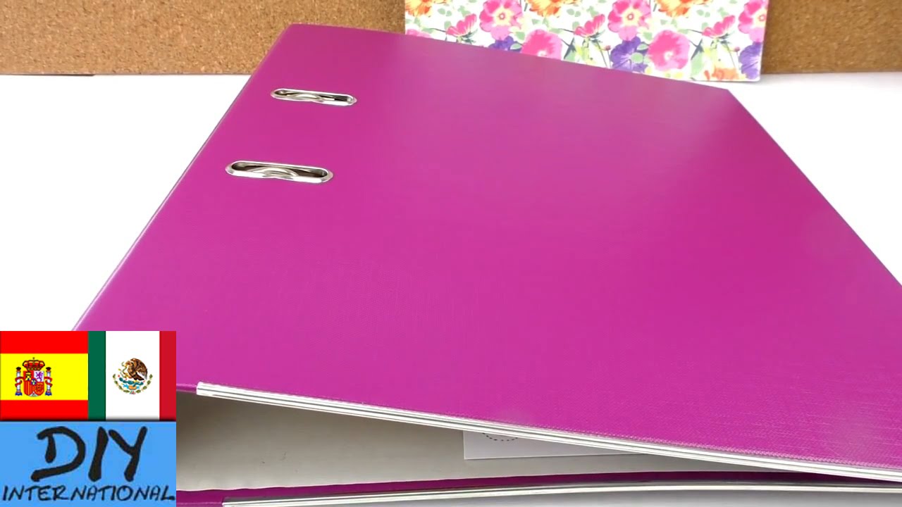 4 ideas | De vuelta al colegio | Personaliza tu carpeta