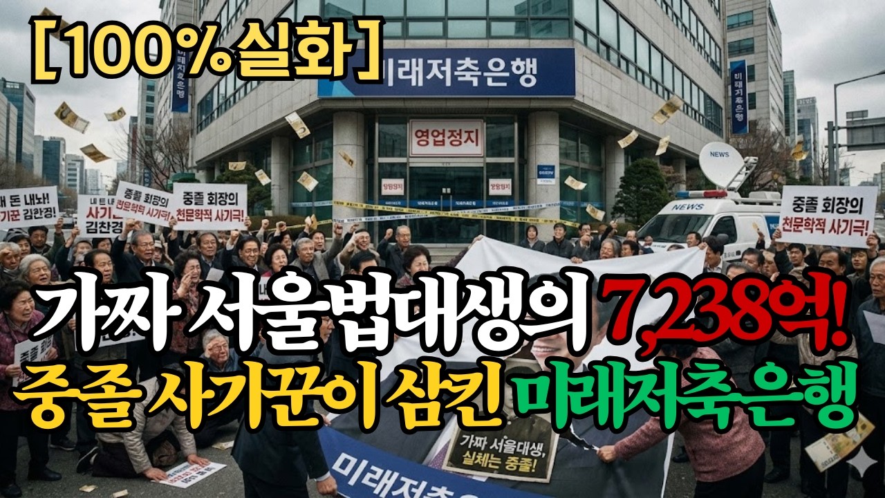 [100% 실화] 영화보다 기막힌 중졸 가짜 서울법대생의 7,238억 대출 사기극 (미래저축은행 사태)