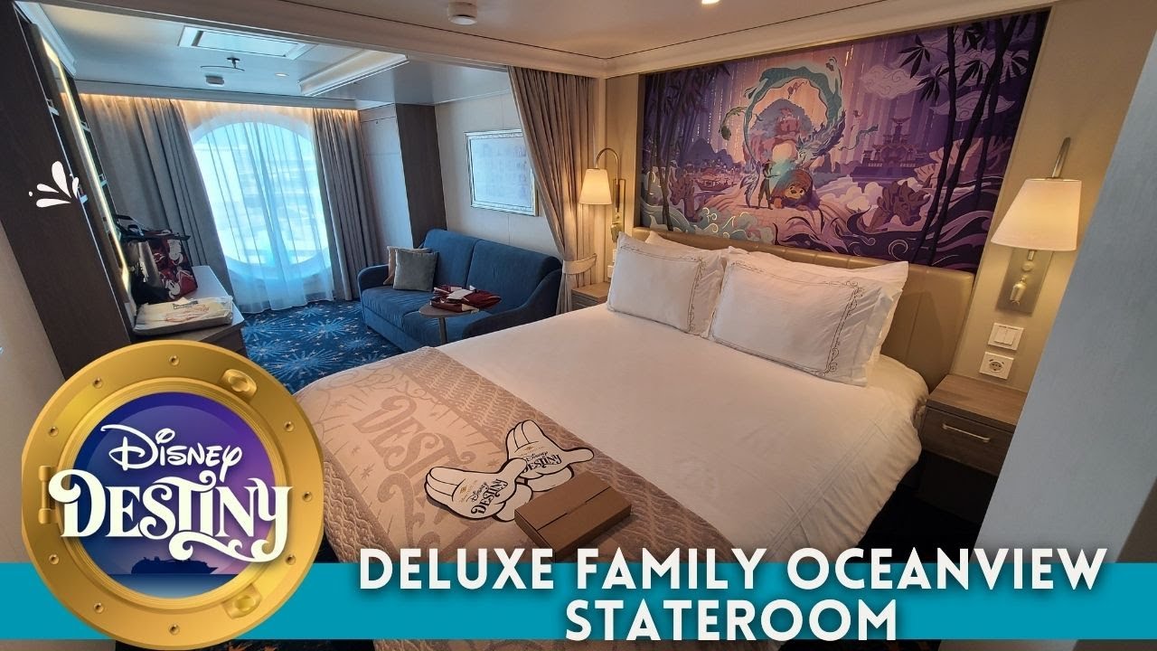 Deluxe Family Oceanview Stateroom| Disney Destiny Maiden Voyage | Nov 2025