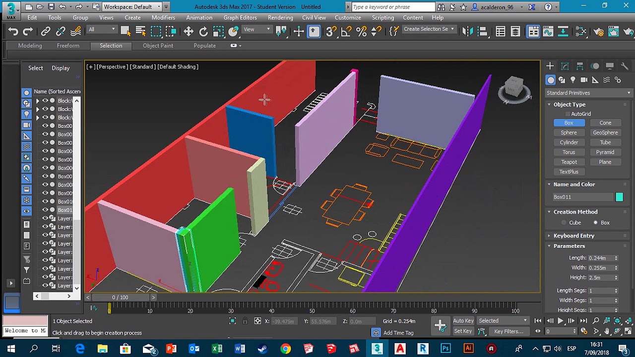 3D Max/ COMO LEVANTAR MUROS