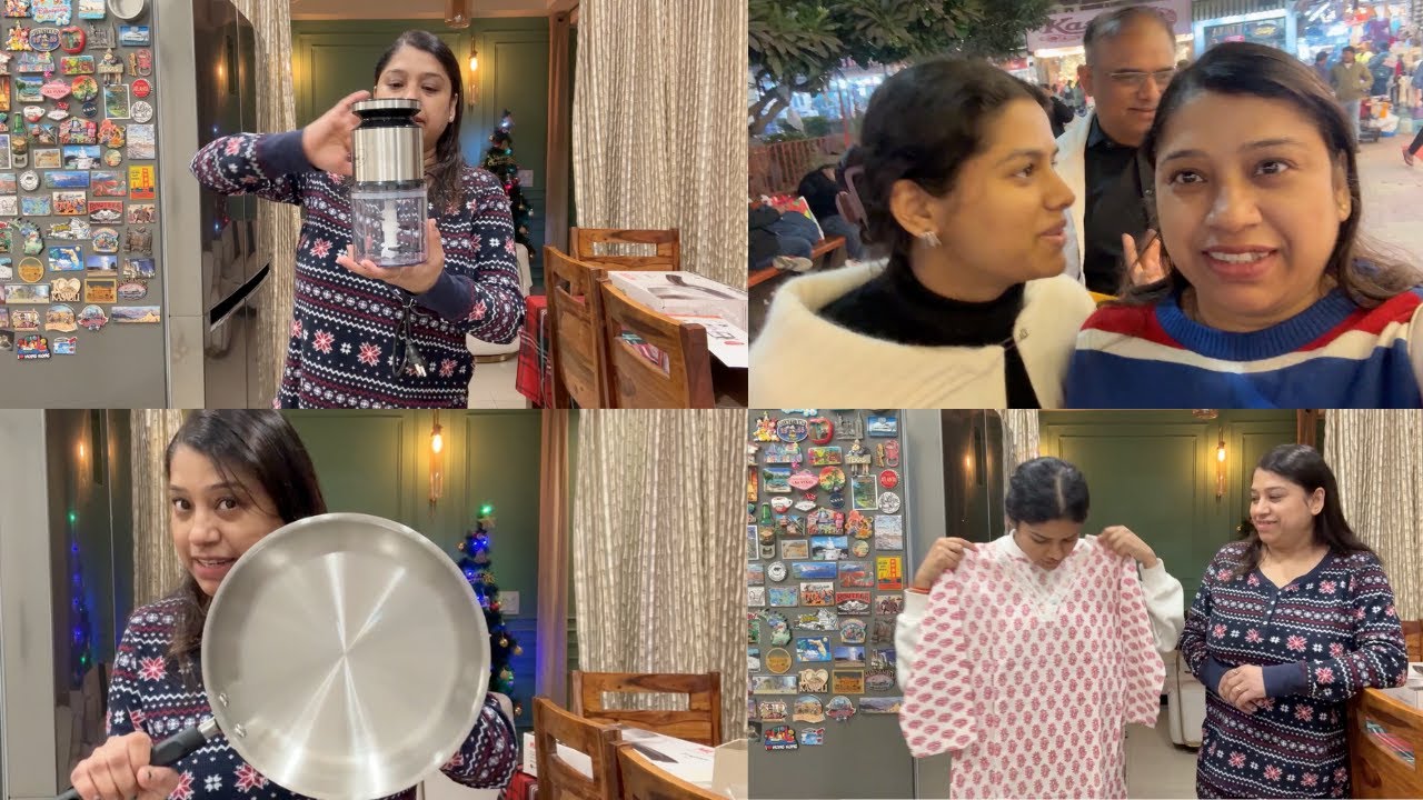 Lajpat Nagar से Kashish के लिए Kurti 👗 Shopping || सस्ते में लिया Meyer Pan 🥘 | IMS