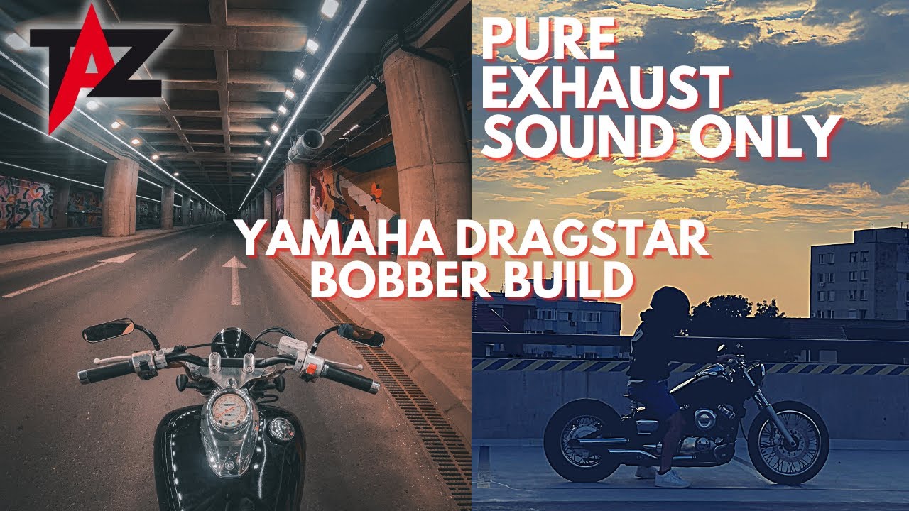 Pure Sound Only | Yamaha Dragstar XVS 650 Night Ride