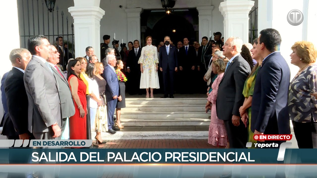 Presidente de Panamá Laurentino Cortizo sale del Palacio de Las Garzas y concluye su gestión