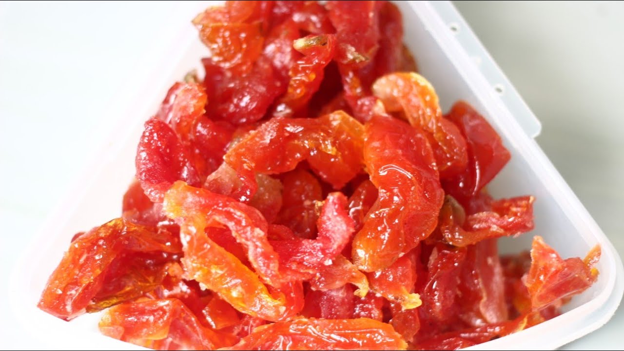 Manisan Kurma Tomat, Makanan Tahan Berbulan- bulan