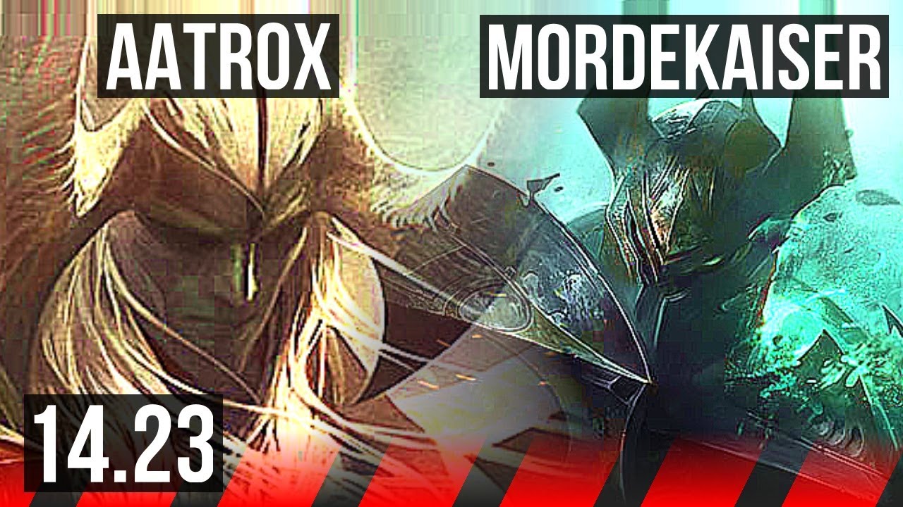 AATROX vs MORDEKAISER (TOP) | KR Grandmaster | 14.23