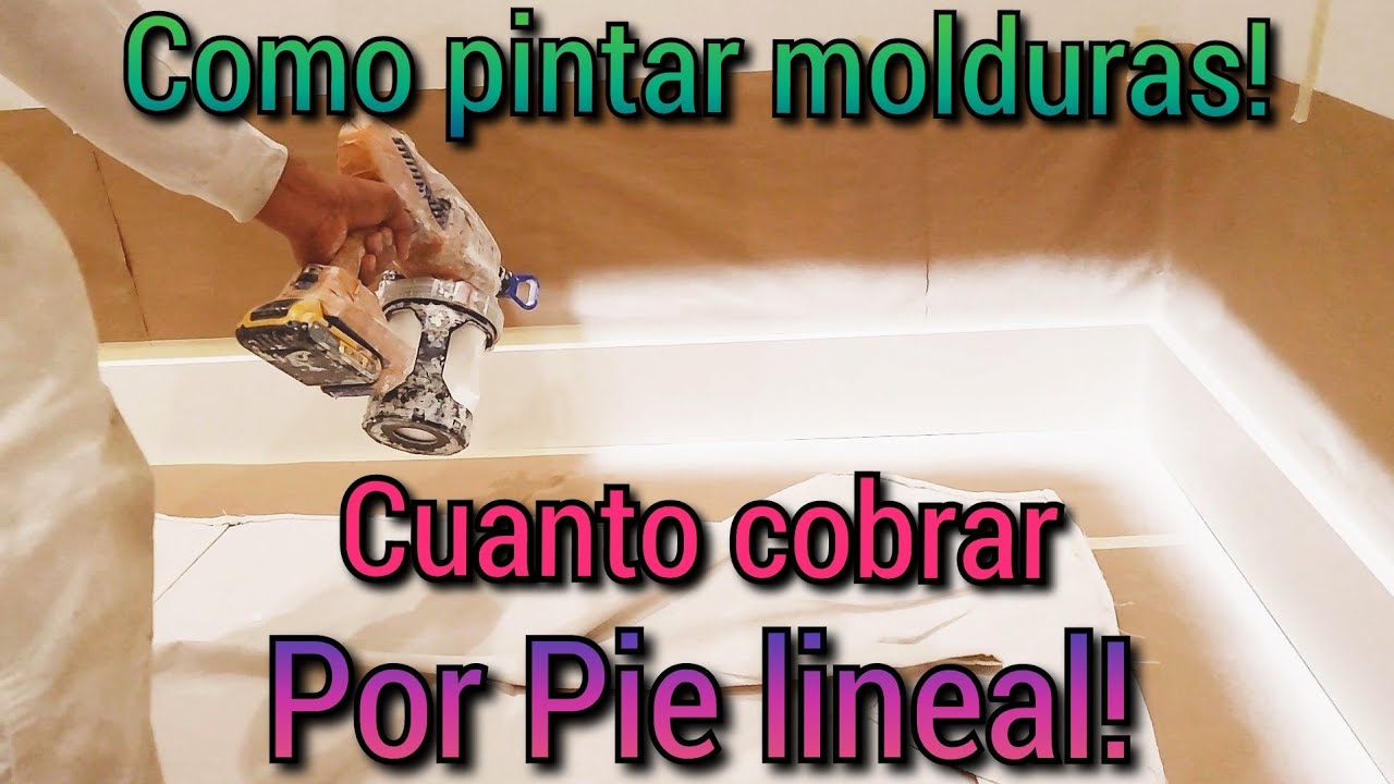 Cómo pintar molduras (Baseboard) y cuanto cobrar!@Pepe Fixing