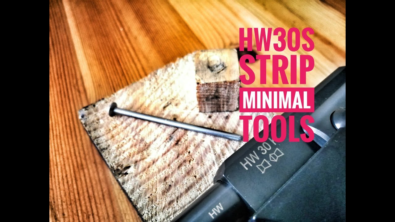 Matt's Country - Weihrauch HW30S Strip Down including mistakes - Minimal Tools
