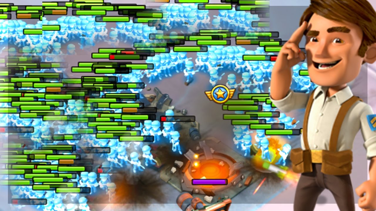 Boom Beach CRAZY 208 Riflemen VS Operation Bases! ALL Riflemen Task Force Operation!