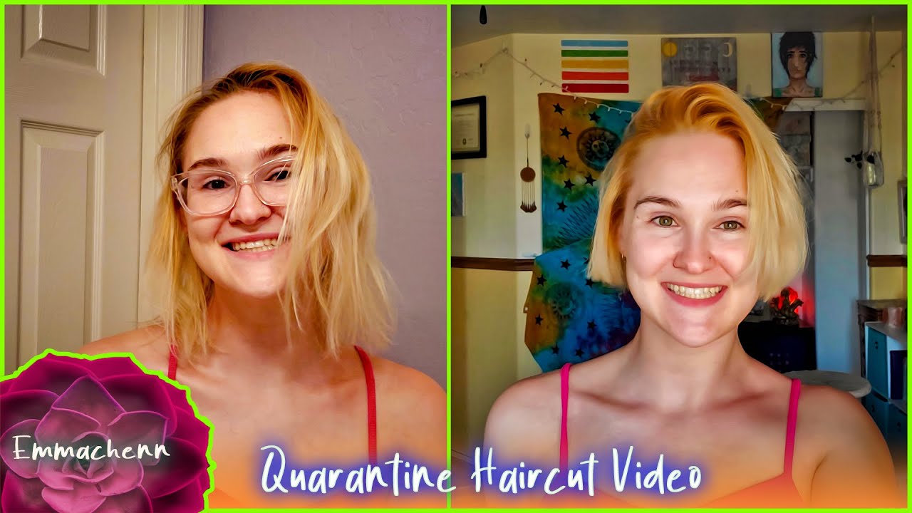 I Gave Myself a Quarantine Haircut! ||| Emmachenn