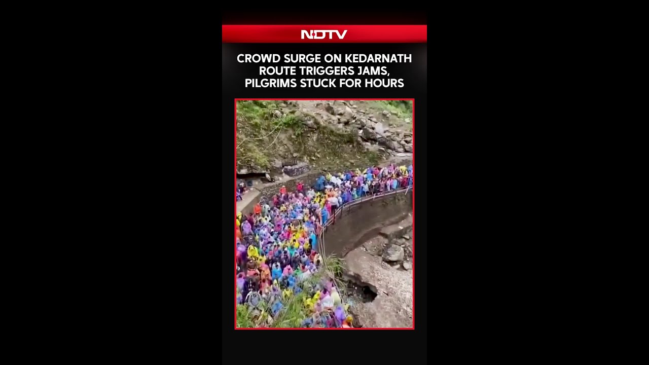 Uttarakhand News | Massive Rush On Kedarnath Route: Pilgrims Stranded For Hours Amid Traffic Chaos
