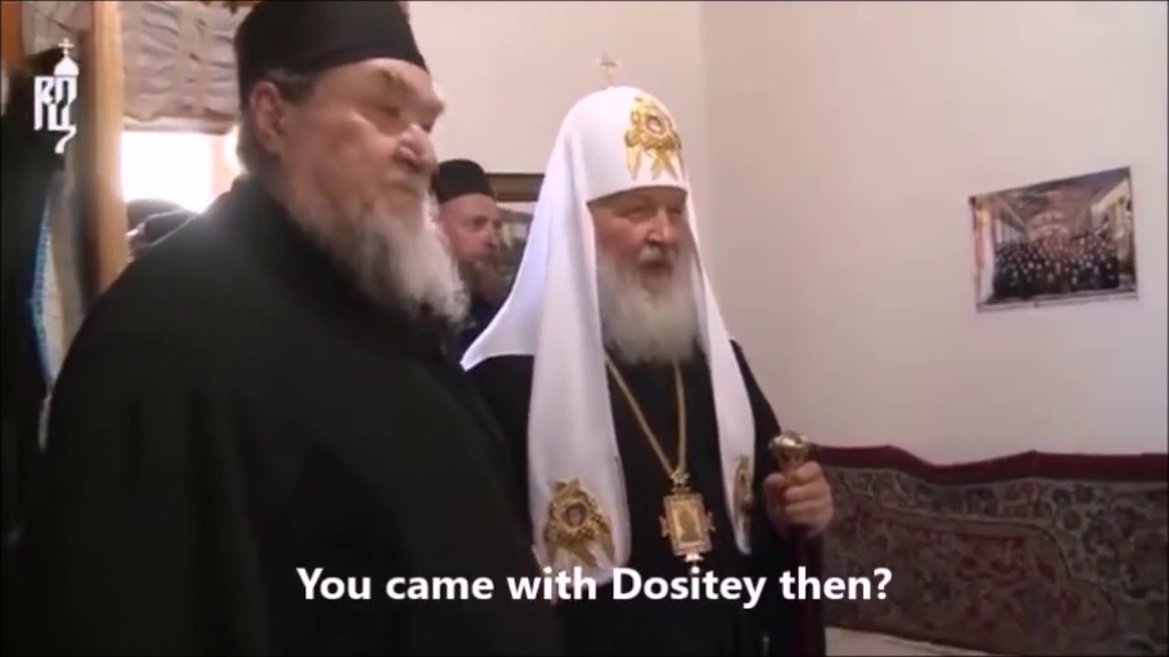Orthodox Patriarch  Kyrill visits Mount Athos