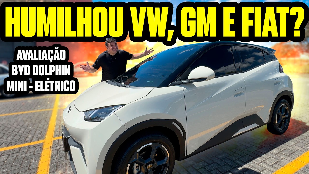 PERDEU 50% DA FIPE? O CARRO CHIN&Ecirc;S que DESESPEROU AS MONTADORAS BR: BYD DOLPHIN MINI! (Avalia&ccedil;&atilde;o)