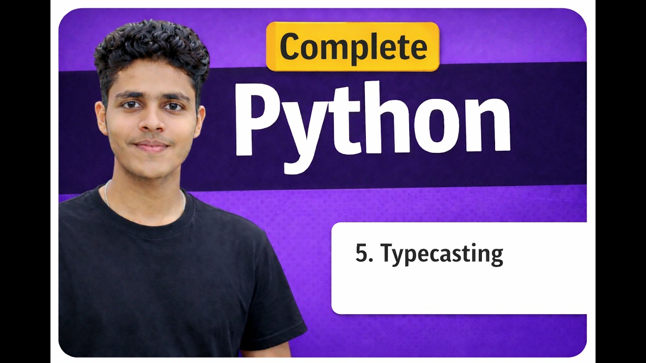 Typecasting in Python | Class 5 | Convert int to float & string | Easy Explanation