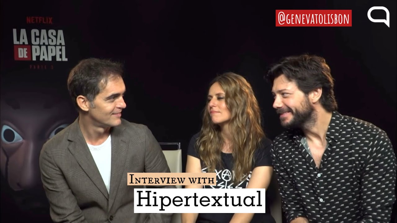 Pedro Alonso, Itziar Ituño, Alvaro Morte ~ Interview with Hipertextual ~ ENGLISH subtitles