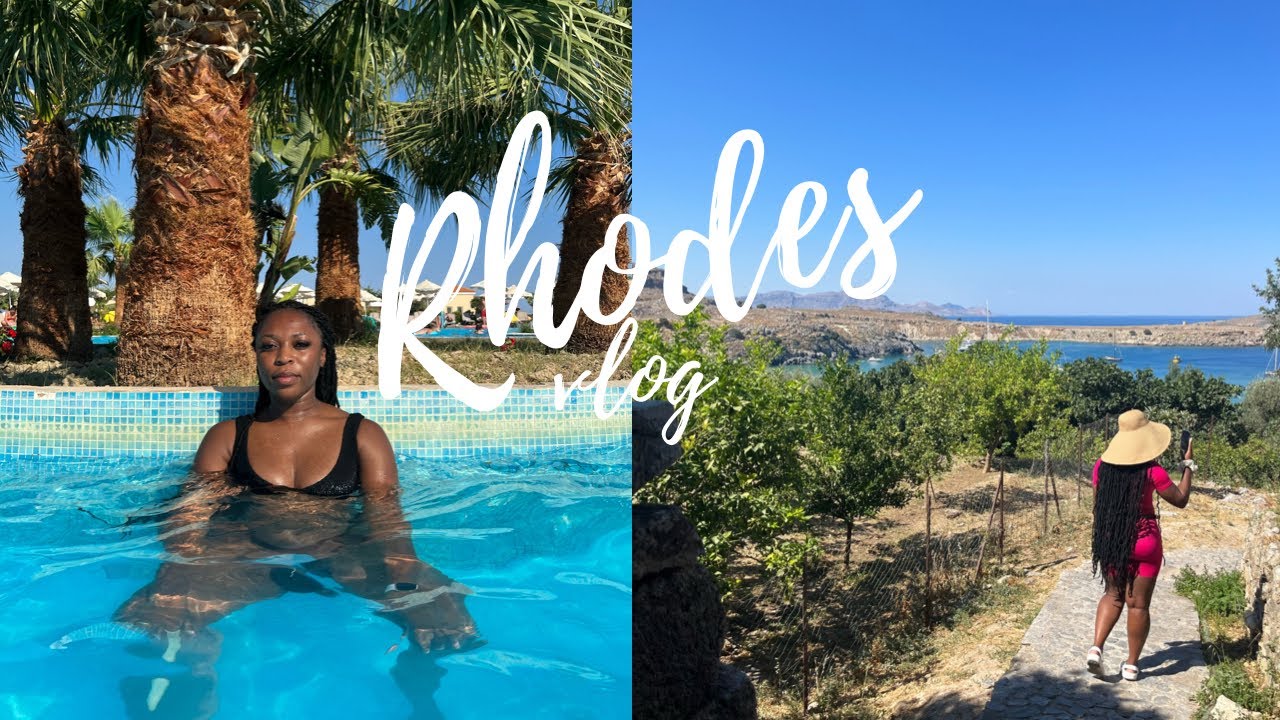 RHODES, GREECE TRAVEL VLOG 2022 | SUMMER BAECATION | A RELAXING WEEK | LEXUS C