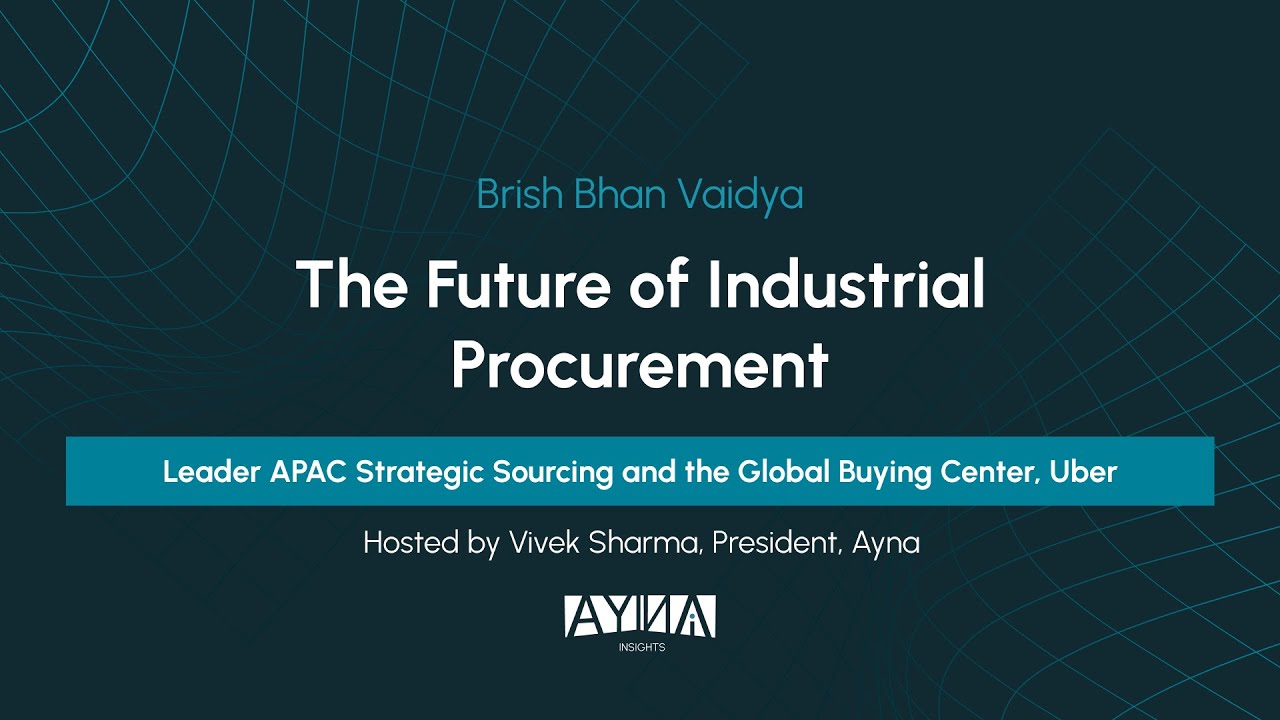 Brish Bhan Vaidya: The Future of Industrial Procurement