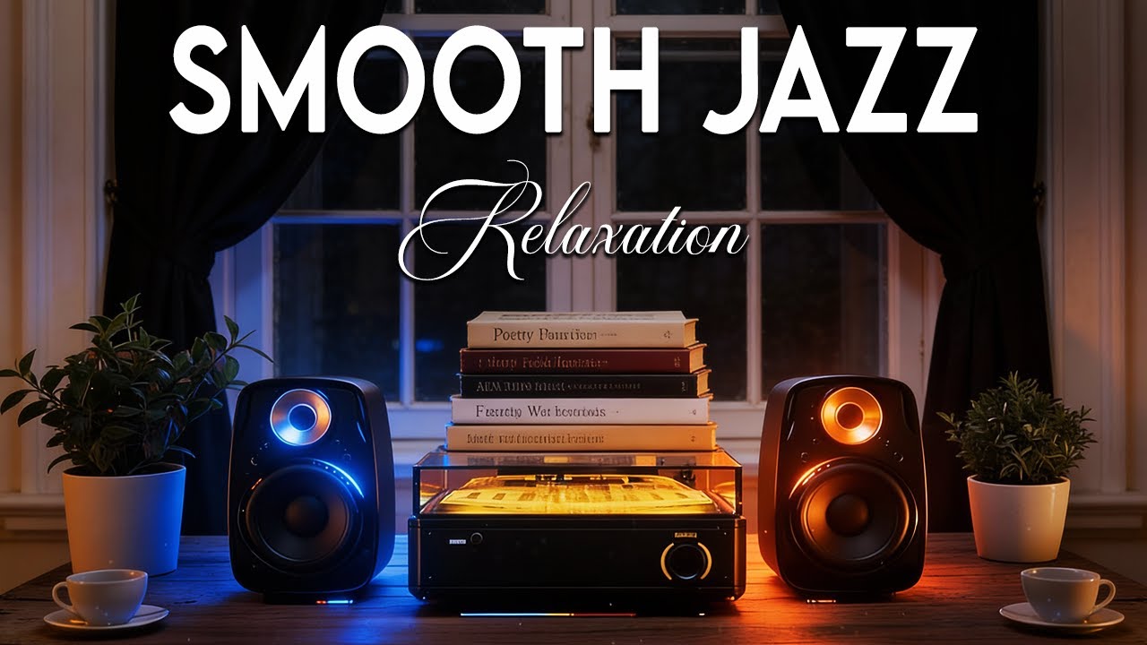 Smooth Jazz Instrumental for Relaxing Evenings: Cafe Music & Chill Jazz Background Vibes