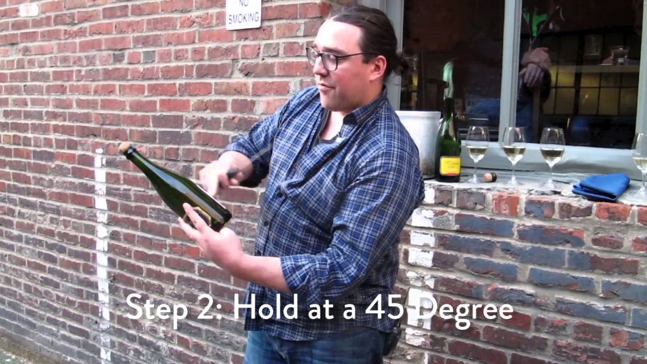 How to Saber a Bottle of Champagne