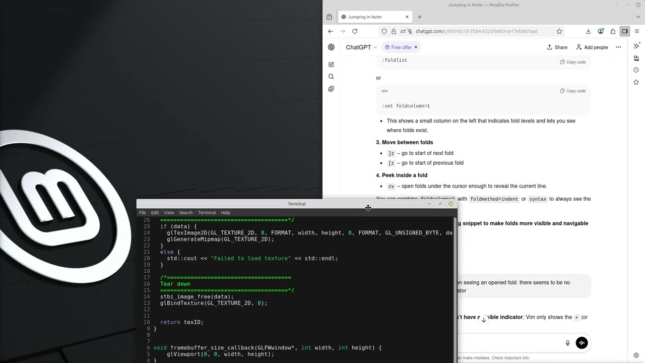 opengl   trying to implement glm lookat with brainpower and nvim sidequest