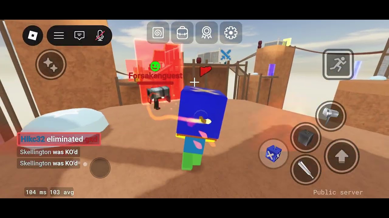 26 minutes straight of Roblox Blast Zone gameplay