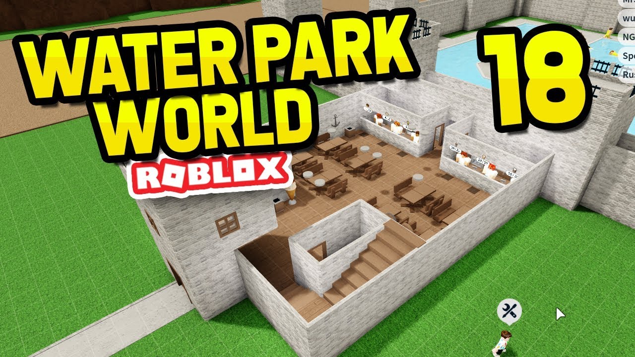 INDOOR RESTAURANT - Roblox Water Park World #18