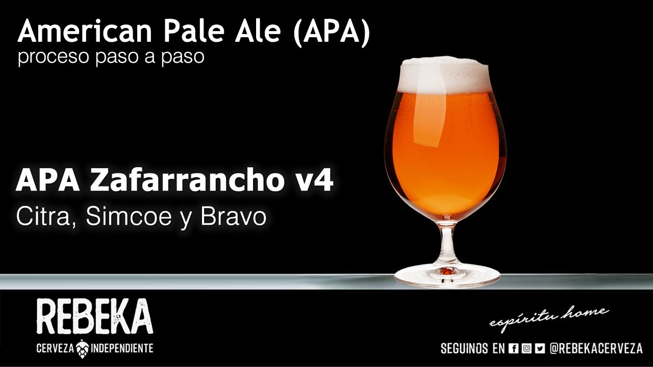 APA (American Pale Ale) - Una APA con todas las letras. Receta y proceso paso a paso
