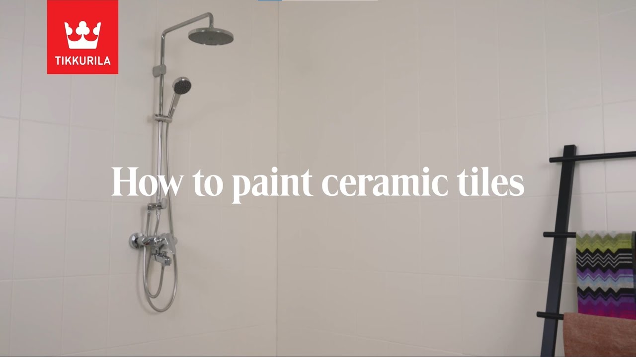 How to paint ceramic tiles - Tikkurila Luja Ceramic Tiles paint