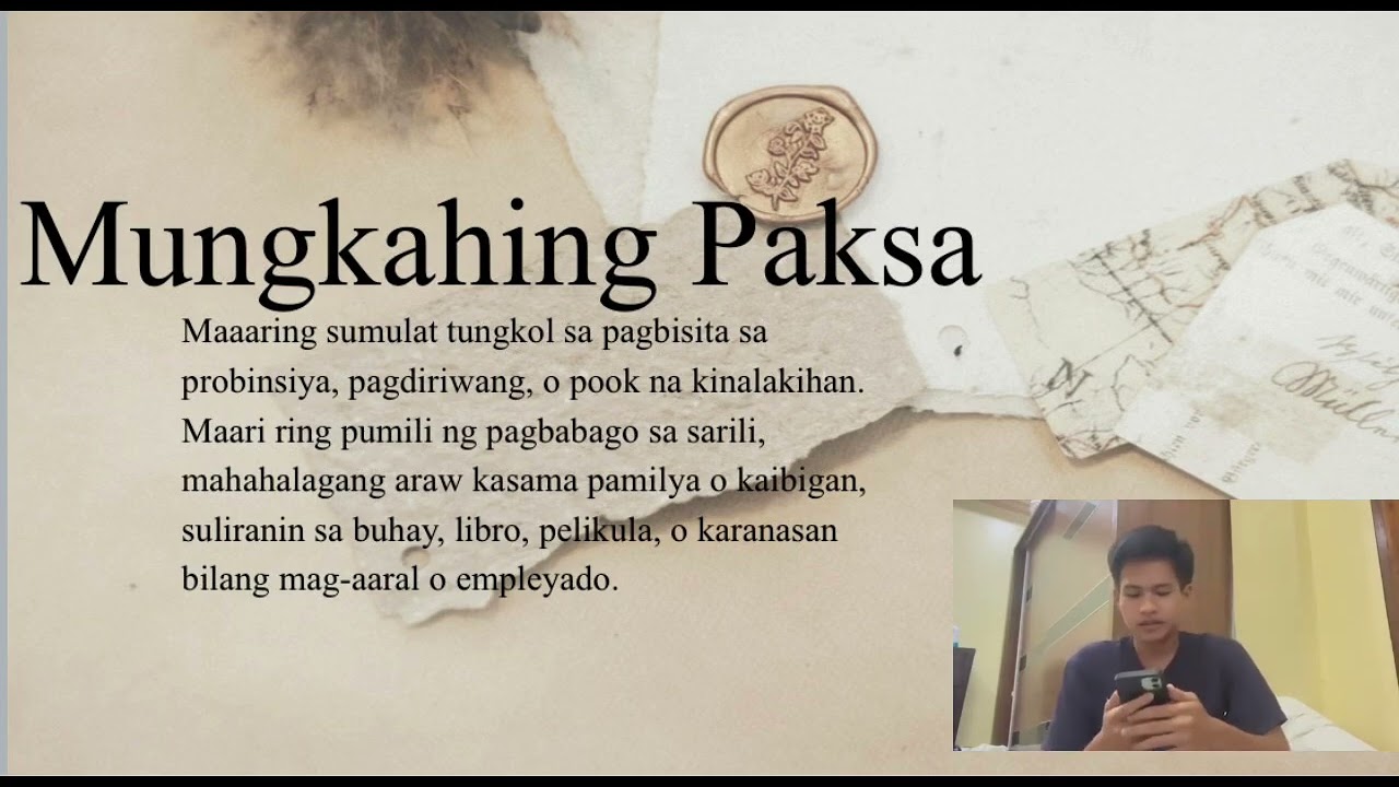 Filipino report