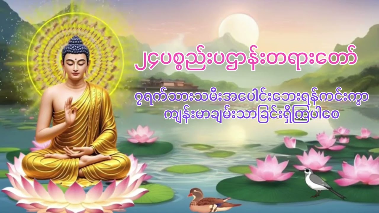 🛞၂၄ပစ္စည်းပဌာန်းတရားတော်#တရားတော် #ပါချုပ်ဆရာတော်ဘုရား