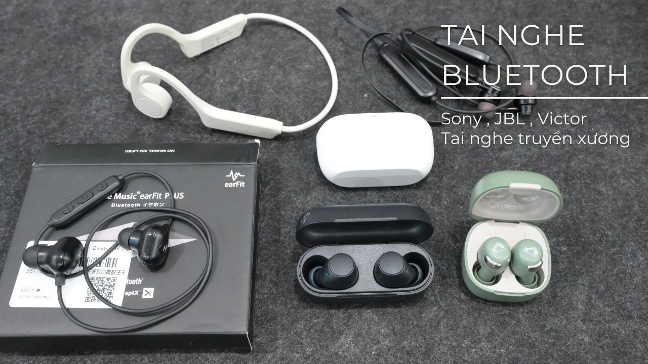 Tai nghe bluetooth không dây nội địa nhật , sony , jbl , victor