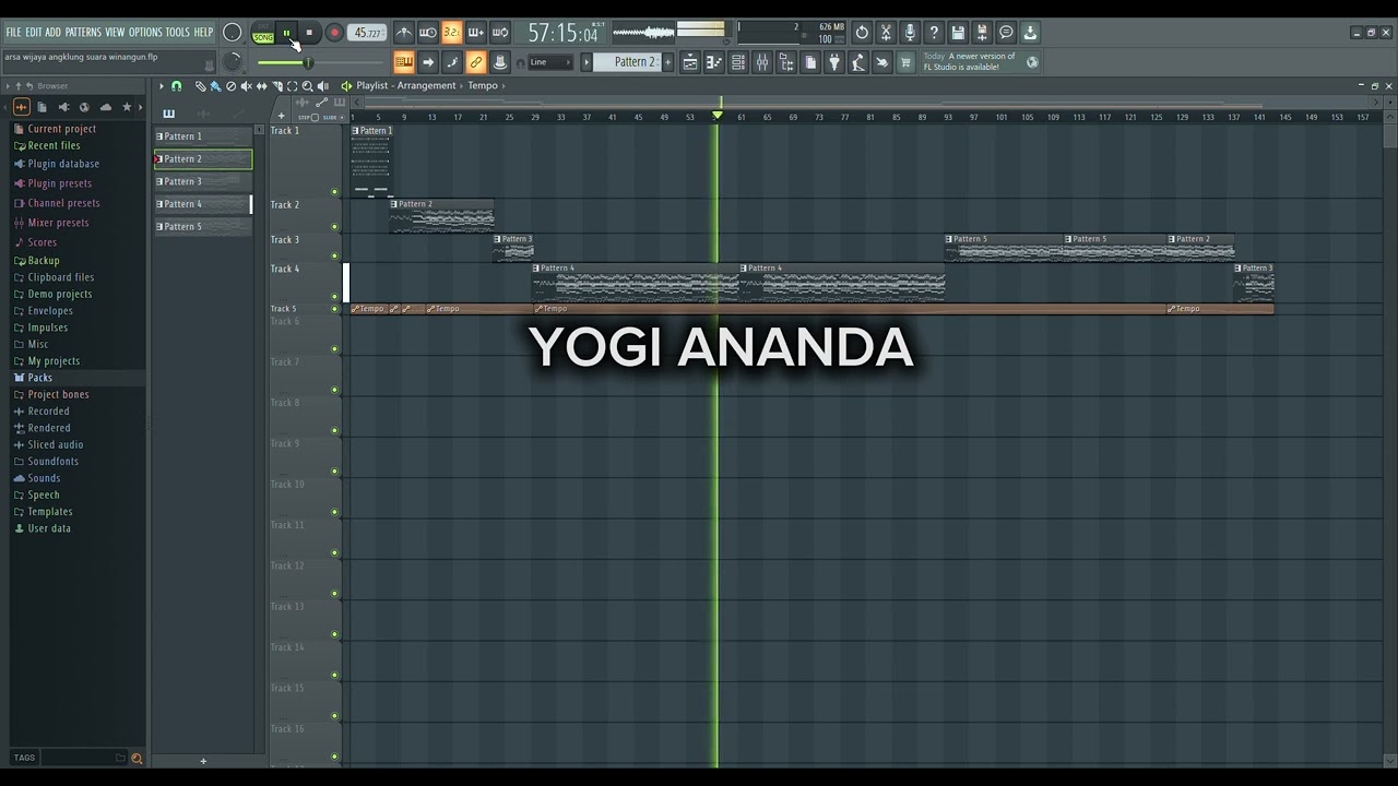 Arsa wijaya versi angklung (latihan mekendang) #kendangbarong #flstudio20 #gamelanbali 
