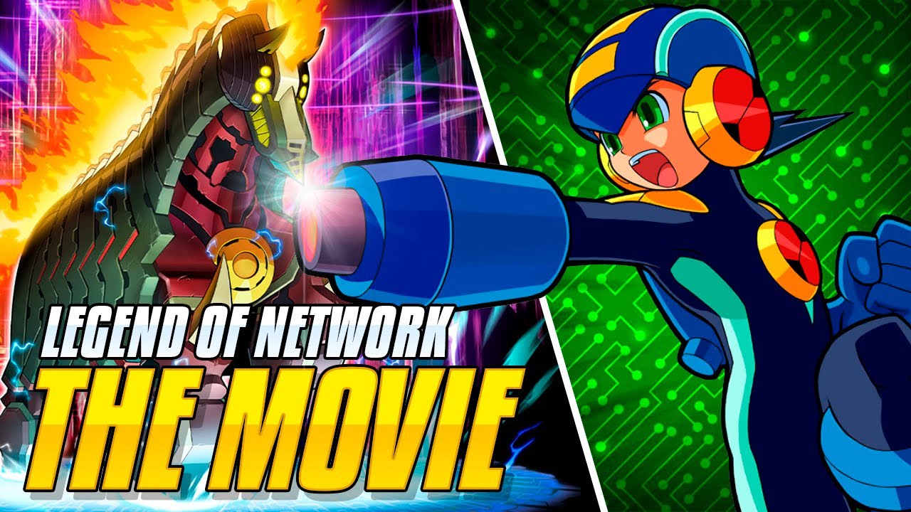 Legend of Network FULL STORY (All Cutscenes & Post-Game) -- Mega Man Cell Phone Game