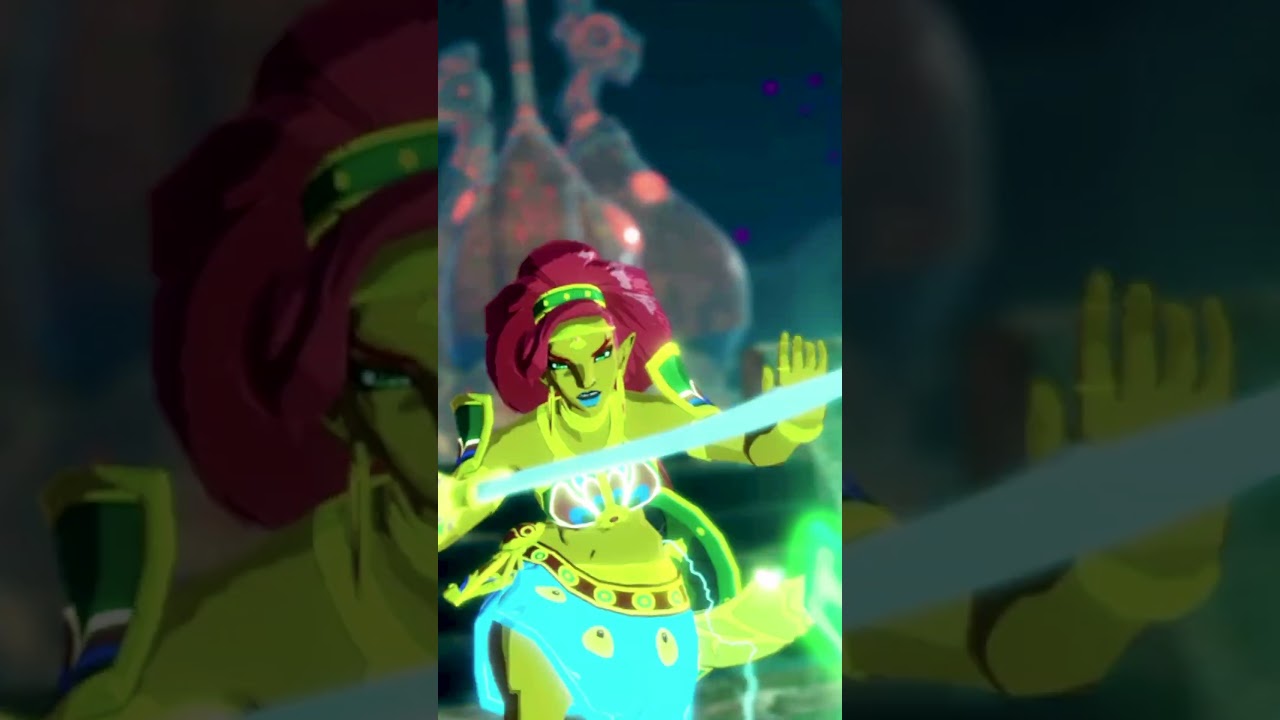 Urbosa fights Thunderblight Ganon! #legendofzelda #zelda #hyrulewarriors #ageofcalamity #shorts
