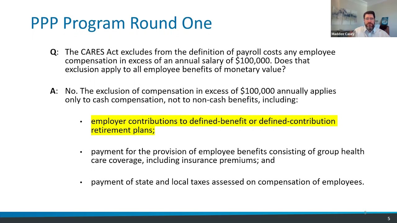 What Lawyers Need to Know - CARES Act, PPP Loans and More - Alabama State Bar Health Law Section CLE