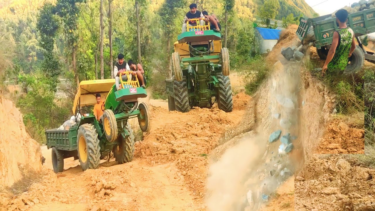 गाँऊको बाटो | off road tractor | tractor driver in nepal | tractor vlog