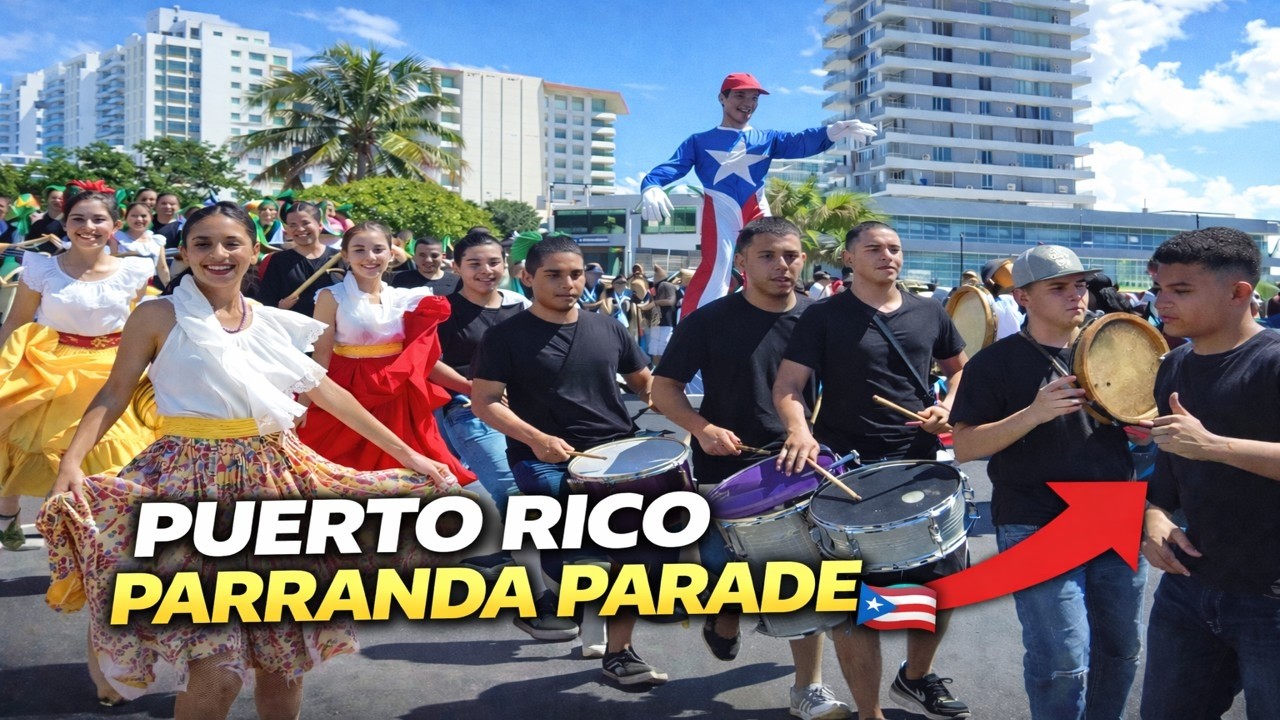 Puerto Rico Parranda Parade Took Over the Streets 🇵🇷