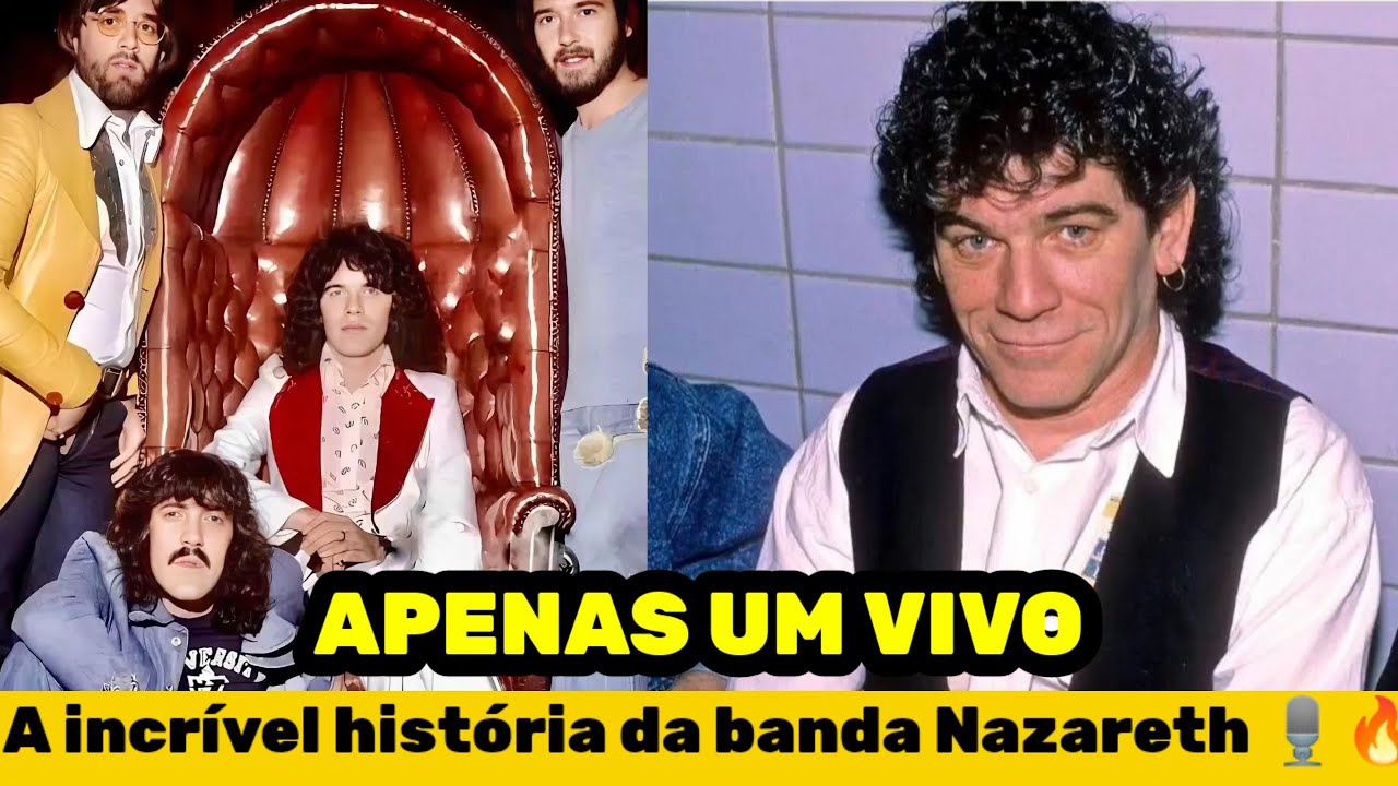 A incr&iacute;vel hist&oacute;ria da banda Nazareth 🎙️🔥