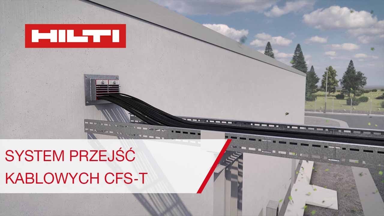 NOWY system przejść kablowych CFS-T | Uniwersalne uszczelnienia do kabli