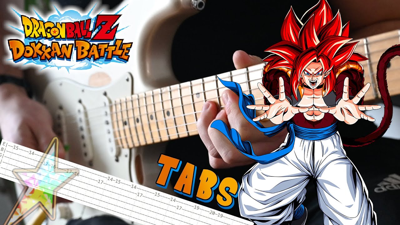 LR Super Saiyan 4 Gogeta OST Guitar Lesson with TABS - Dokkan Battle 【ドッカンバトル】超サイヤ人4ゴジータ BGM