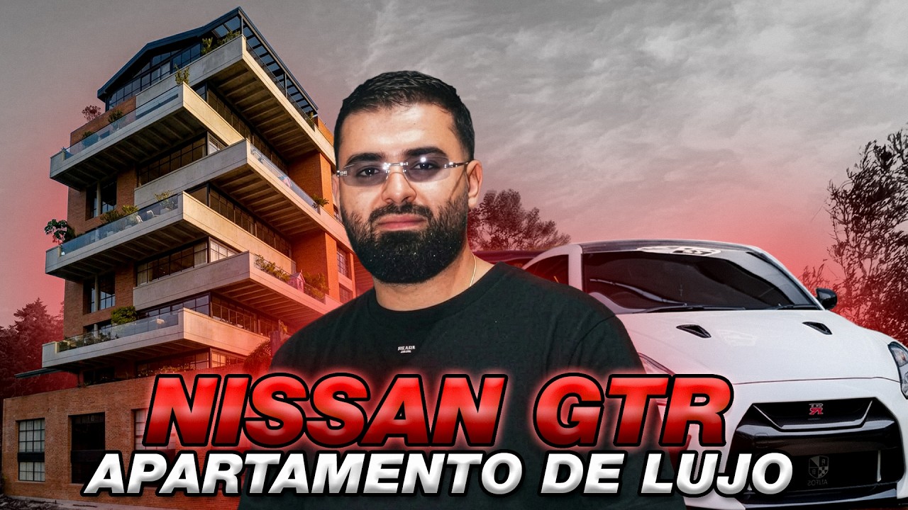 Vamos en un NISSAN GTR a conocer un apto de lujo en Medellín 🏎️💎