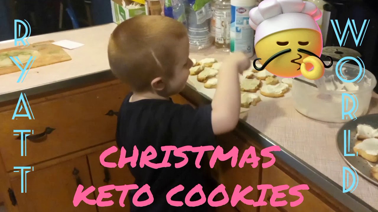RYATT my 6 year old brain surgery survivor MAKES KETO CHRISTMAS  COOKIES vlogmas day#18