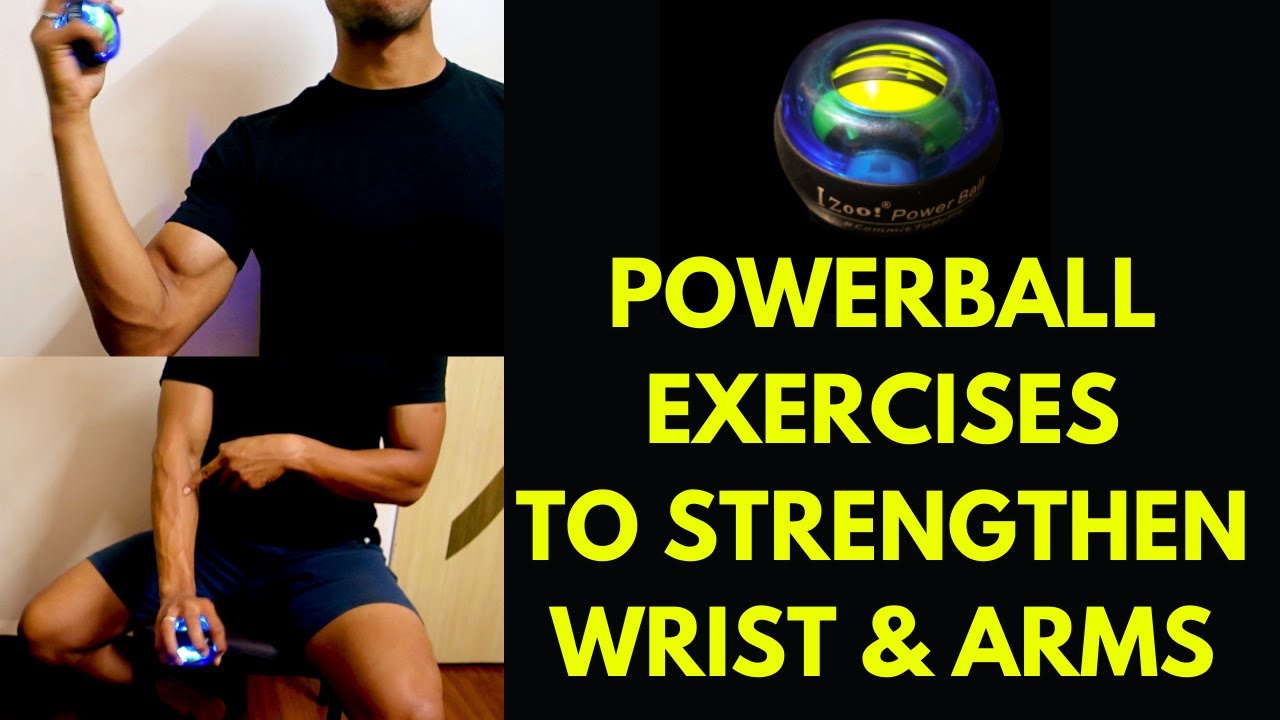 Powerball Exercises | Train Your Forearms At Desk | Wrist Rehab